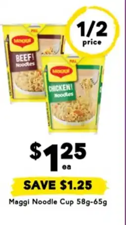 Drakes Maggi Noodle Cup offer