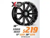 20" Wheel - KMC XD818 Heist