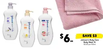 Drakes Johnson's Body Care Body Wash offer