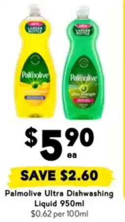 Drakes Palmolive Ultra Dishwashing Liquid offer