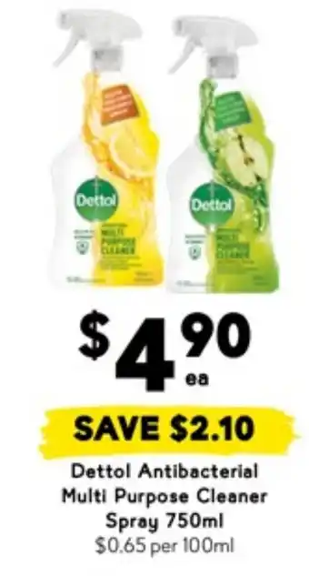 Drakes Dettol Antibacterial Multi Purpose Cleaner Spray offer