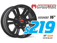 Bob Jane T-Marts 17" Wheel - Monster Assault offer