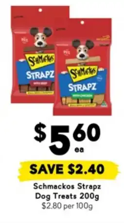 Drakes Schmackos Strapz Dog Treats offer