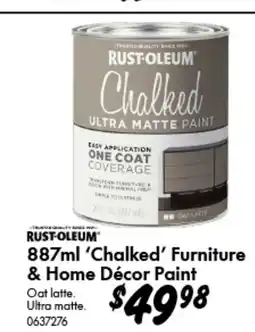 Bunnings 'Chalked' Furniture & Home Décor Paint offer