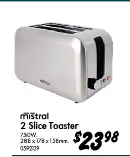 Bunnings 2 Slice Toaster offer