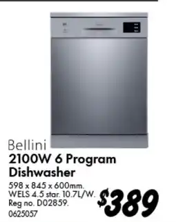 Bunnings Program Dishwasher offer