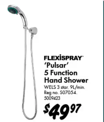 Bunnings 5 Function Hand Shower offer