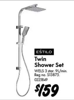 Bunnings Twin Shower Set offer