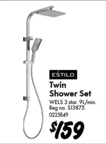 Bunnings Twin Shower Set offer