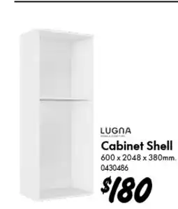 Bunnings Cabinet Shell offer