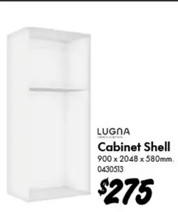 Bunnings Cabinet Shell offer