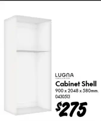 Bunnings Cabinet Shell offer