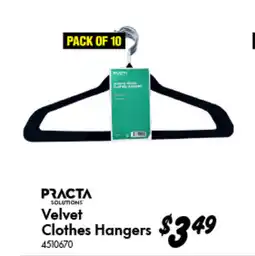 Bunnings Velvet Clothes Hangers offer