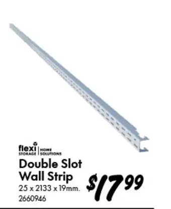 Bunnings Double Slot Wall Strip offer