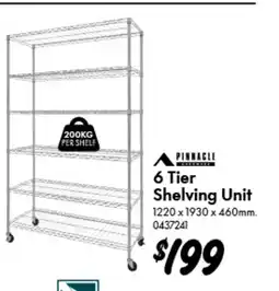 Bunnings 6 Tier Shelving Unit offer