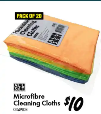 Bunnings Microfibre Cleaning Cloths offer