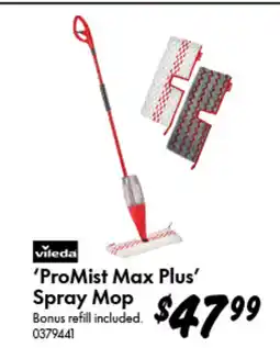 Bunnings ‘ProMist Max Plus' Spray Mop offer