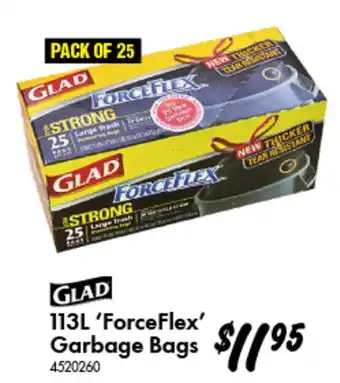 Bunnings 'ForceFlex Garbage Bags offer