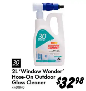 Bunnings 'Window Wonder' Hose-On Outdoor Glass Cleaner offer