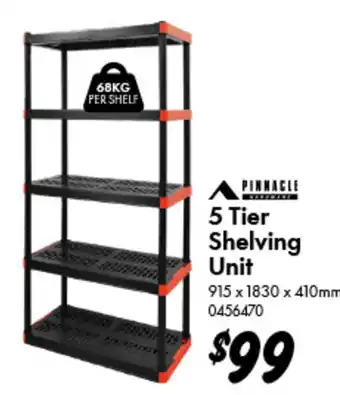 Bunnings 5 Tier Shelving Unit offer