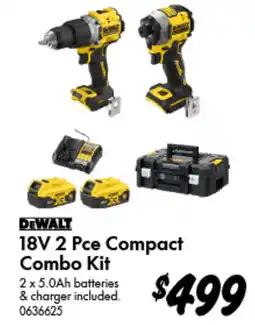 Bunnings 18V 2 Pce Compact Combo Kit offer