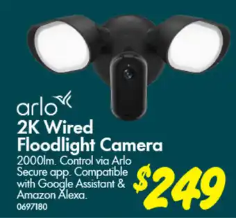 Bunnings 2K Wired Floodlight Camera offer