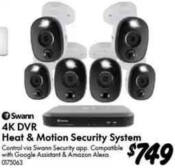 Bunnings 4K DVR Heat & Motion Security System offer