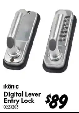 Bunnings Digital Lever Entry Lock offer