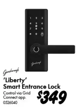 Bunnings Liberty Smart Entrance Lock offer