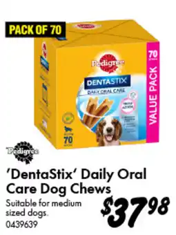 Bunnings 'Dentastix' Daily Oral Care Dog Chews offer