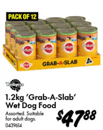 Bunnings Grab-A-Slab Wet Dog Food offer