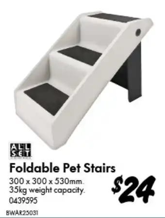 Bunnings Foldable Pet Stairs offer