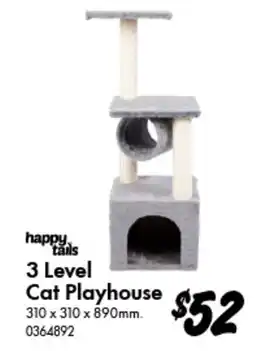 Bunnings 3 Level Cat Playhouse offer