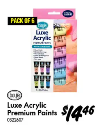 Bunnings Luxe Acrylic Premium Paints offer