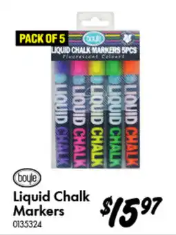 Bunnings Liquid Chalk Markers offer