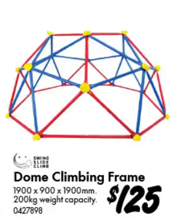 Bunnings Dome Climbing Frame offer