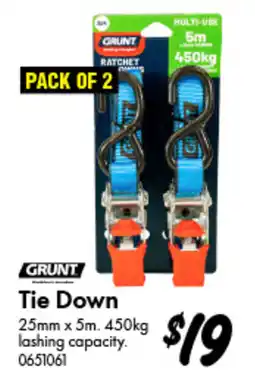 Bunnings Tie Down offer