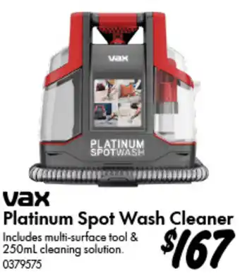 Bunnings Platinum Spot Wash Cleaner offer