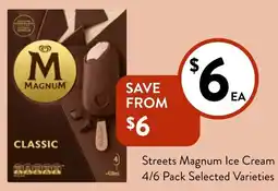 Foodworks Streets Magnum Ice Cream offer