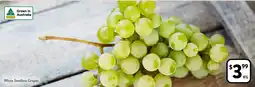 Foodworks White Seedless Grapes offer