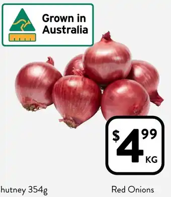 Foodworks Red Onions offer