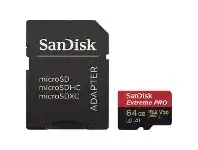 Officeworks SanDisk Extreme Pro microSDXC Memory Card 64GB offer