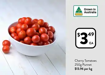 Foodworks Cherry Tomatoes Punnet offer