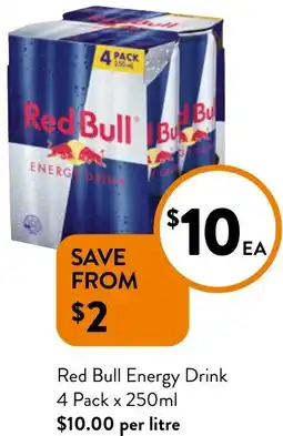 Foodworks Red Bull Energy Drink offer