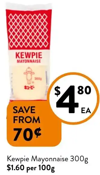 Foodworks Kewpie Mayonnaise offer