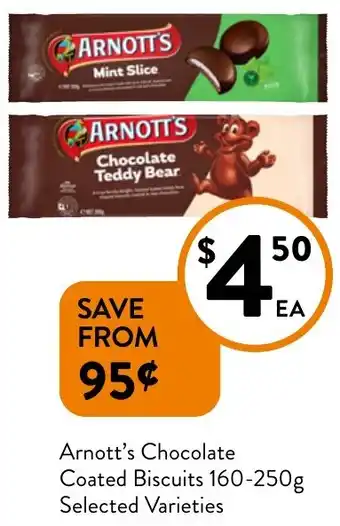 Foodworks Arnott's Chocolate Coated Biscuits offer