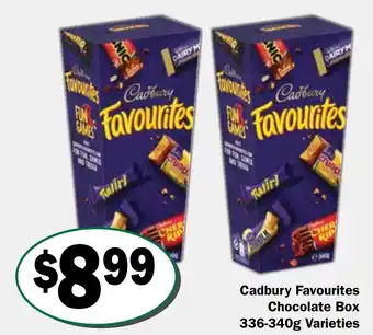 Friendly Grocer Cadbury Favourites Chocolate Box Varieties offer