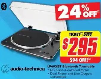 The Good Guys LP60XBT Bluetooth Turntable offer