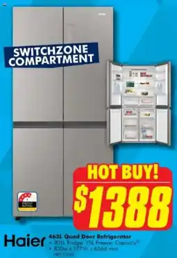 The Good Guys 463L Quad Door Refrigerator offer