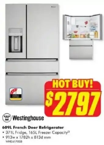 The Good Guys 609L French Door Refrigerator offer